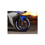 Performance Stickers Yamaha Darkside Motorsiklet Lastik Sticker Lastik Yazısı Stiker 4 Adet