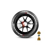 Performance Stickers Yamaha Racing Araç Lastik Stikeri Lastik Yazısı Tüm Lastik Yanaklarına Uyumlu 8Adet Beyaz