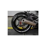 Performance Stickers Yamaha Yzf R25 + Şerit Motosiklet Lastik Sticker Set 15-19İnç Arası Lastik Yazısı Lastik Stiker