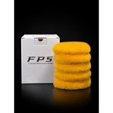 Performans Seri 5'li %100 Doğal Kuzu Postu Polisaj Keçesi Pasta Cila Ekipmanı (Optimal Performans & Verimlilik) - 115MM - SARI