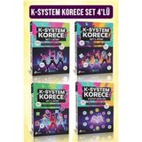 Pergole Yayınları K-System Korece Set (4 Kitap) Temel Düzeyde Öğrenme İçin Uygun