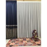 Perhal Desensiz Petek Zemin Grek 1-3 Sık Pile Kırık Beyaz 250x200 cm Tül Perde