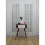 Perhal Grek Zemin Etekleri Kurşunlu 1-2,5 Normal Pileli Tül Perde 175 x 260 cm - Beyaz