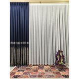 Perhal Naturel Keten 1-3 Sık Pile Kırık Beyaz 600x260 cm Tül Perde