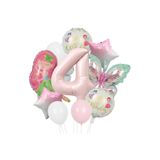 Peri Kızı Kelebekli Doğum Günü Yaş Balon Set, 4