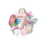 Peri Kızı Kelebekli Doğum Günü Yaş Balon Set, 7