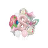 Peri Kızı Kelebekli Doğum Günü Yaş Balon Set, 8