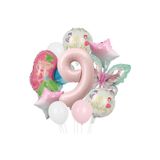 Peri Kızı Kelebekli Doğum Günü Yaş Balon Set, 9