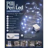 Peri Led 2Mt Pilli Süsleme Ledi Beyaz Işık 6400K 3 Mod Animasyon Efektli (2 Metre 3 Adet Lr44 Pilleri Dahil)