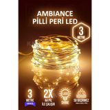Peri Led Gün Işığı 3 Metre Dekoratif Yılbaşı Ve Parti Süsleme 3 M Led