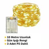 Peri Led Işık 10 Metre Bahçe Balkon Oda Ambiyans Aydınlatma Yılbaşı Ağacı Süsleri Doğum Günü Konsept