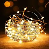 Peri LED Işık 3 Metre (Sarı) Pilli Aydınlatma Şerit LED Saçak Spot Süsleme (1 Adet)