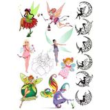 Peri Sticker Set-2 13 Parça Telefon, Tablet, Defter, Laptop Sticker