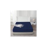 Peri Store Ezgi LASTIKLI%100 Pamuk Penye Çarşaf 120X200 Ara Boy Lacivert, CARSAAF120
