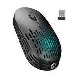 Peri Store SM-W73 Dual Mode Ikisi Bir Arada Siyah Bluetooth&2.4ghz 6d Şarjlı Kablosuz Notebook Mouse