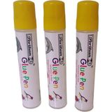 Perihan Glue Pen Solventsiz Su Bazlı Yapıştırıcı ( Üç Adet) - Şeffaf - Gramaj - Stick Yapıştırıcı