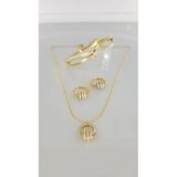Periliçe Gold Çelik Takı Seti