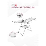 Perilla Mega Alüminyum Katlanır Çamaşır Kurutmalık 17,5 Metre P-0000006313