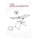 Perilla Mega Alüminyum Katlanır Çamaşır Kurutmalık 17,5 Metre