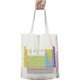 Periodic Table Periyodik Tablo Element Kimya Iki Tarafı Kalıcı Baskılı Yıkanabilir Çanta