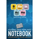 Periodic Table Quick Reference and Hexagonal Graph Paper Notebook: Periodic Elements spell BRAIN ACHE [typical periodic reaction] (Periodic Humour Notebooks Journals and Stationery)
