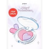 PERIPERA İki Renkli, Kalp Tasarımlı, Yoğun Işıltılı Highlighter Heart Pocketbeam (02 Cool Lighting)