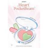 PERIPERA İki Renkli, Kalp Tasarımlı, Yoğun Işıltılı Highlighter Heart Pocketbeam (04 Citrus Charm)