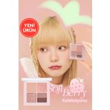 PERIPERA Mat, Parıltılı Tonlarda 5'li Far Paleti Ink Pocket Shadow Palette (08 Strawberry In Mute)