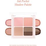Peripera Mat Tonlarda 4lü Far Paleti Perıpera Ink Pocket Shadow Palette (11 Cherry Blossom Filter On Coral)