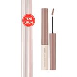 PERIPERA Özel Fırça Tasarımlı, Yoğun Pigmentli Kaş Maskarası PERIPERA Speedy Skinny Brow Mascara 05 Peony Ash