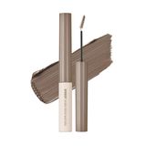 PERIPERA Özel Fırça Tasarımlı, Yoğun Pigmentli Kaş Maskarası Speedy Skinny Brow Mascara 06 Beige Ash
