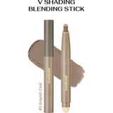 Peripera Pratik Uygulanan Çift Taraflı Kontür Stick Perıpera V Shading Blending Stick (003 Grayish Cool)