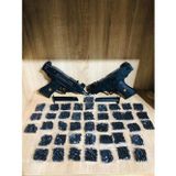 PeriYedi Boncuklu 2 Adet Uzi Silah + 42 Paket Mermi