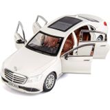 PeriYedi Mercedes-Benz Araba Mercedes E300L Araba 1:24 Diecast Metal Model Koleksiyon Araba Sesli Işıklı 21Cm