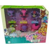 PeriYedi Neşeli Minişler 6'Lı Miniş Ailesi Oyuncak Pet Star 6'Lı Miniş Koleksiyonu