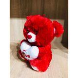 Periyedi Peluş Ayı Seni Seviyorum Yazılı I Love You Kırmızı
