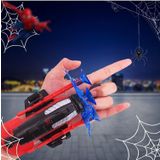 PeriYedi Spiderman Ağ Atan Bileklik Vantuz Fırlatan Ok Atan Örümcek Adam Oyuncak Fırlatıcı Seti