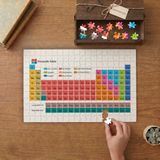 Periyodik Tablo - Mendeleev - Kimya Tasarımı 240 Parça Ahşap Puzzle Ahşap Kutuda MP09618