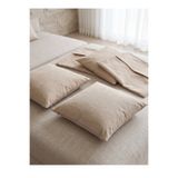 PERKOA Bej Renk Fermuarlı Yastık Kılıfı (Dolgusuz) 40X40 1 ADET