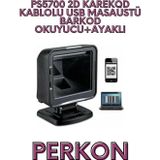 PERKON TİGER PS5700 2D KAREKOD KABLOLU USB MASAÜSTÜ BARKOD OKUYUCU+AYAKLI