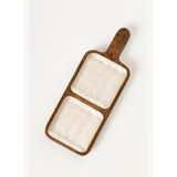 Perla 2'li Sunum Tabağı 32x12 cm