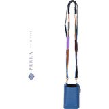 Perla Bag & More Siren Telefonluk ve Cüzdan Saks Mavi