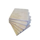 Perla Bardak Altlığı Light Traverten 1x10x10 6' lı