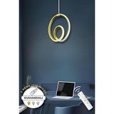 Perla Eskitme Kumandalı 3 Renk Modern Sarkıt LED Avize