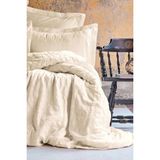 Perla Jakarlı Yıkanmış %100 Pamuk Poplin Çift Kişilik Nevresim Takımı - Renkli - 270 x 260 cm