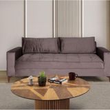 Perla Sofa Cosmo Üçlü Koltuk Kahve