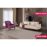 Perla Sofa Madrid Koltuk Takımı Babyface Krem