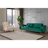 Perla Sofa Madrid Koltuk Takımı Babyface Yeşil - Zümrüt Yeşil