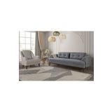 Perla Sofa Madrid Koltuk Takımı Keten Açık Gri