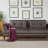 Perla Sofa Madrid Üçlü Yataklı Kanepe Babyface Antrasit